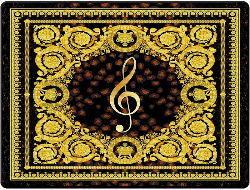 PRIHALF Drum Rug, Drum Set Carpet,Bedroom Living Room Decor,Soundproof Rug Pads Drum Accessories for Drum Set,Non-Slip Carpet,Great Gift for Drummers,100% Polyester(A,4 * 5ft) - Image 2